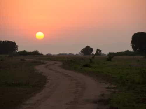Sunset, Queen Elizabeth National Park, Uganda