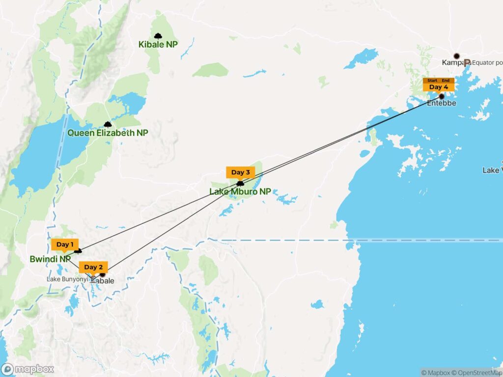 kaije safaris 4 days grorilla